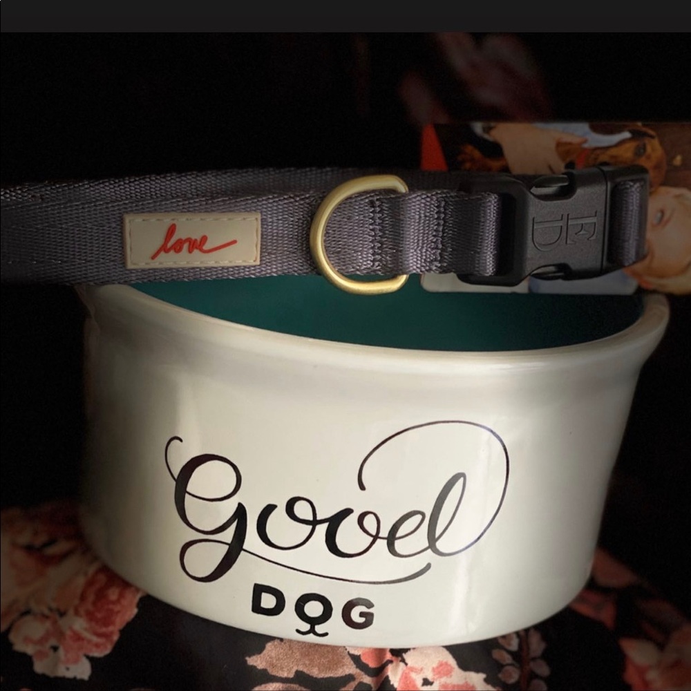 Dog collar and dog bowels